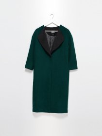 Пальто Vero Moda модель 316327517041_зелений з т.сірим Пальто Vero Moda модель 316327517041_зелений з т.сірим Фото