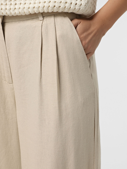 Штани повсякденні Vero Moda модель 10322125_Oatmeal MELANGE — фото 4 - INTERTOP