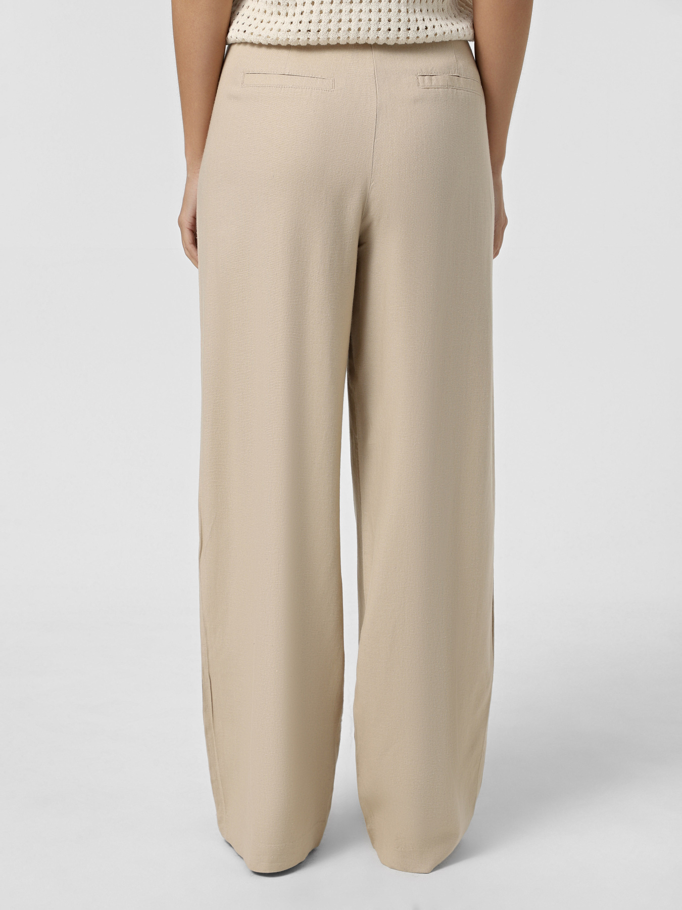 Повсякденні штани Vero Moda модель 10322125_Oatmeal MELANGE Фото