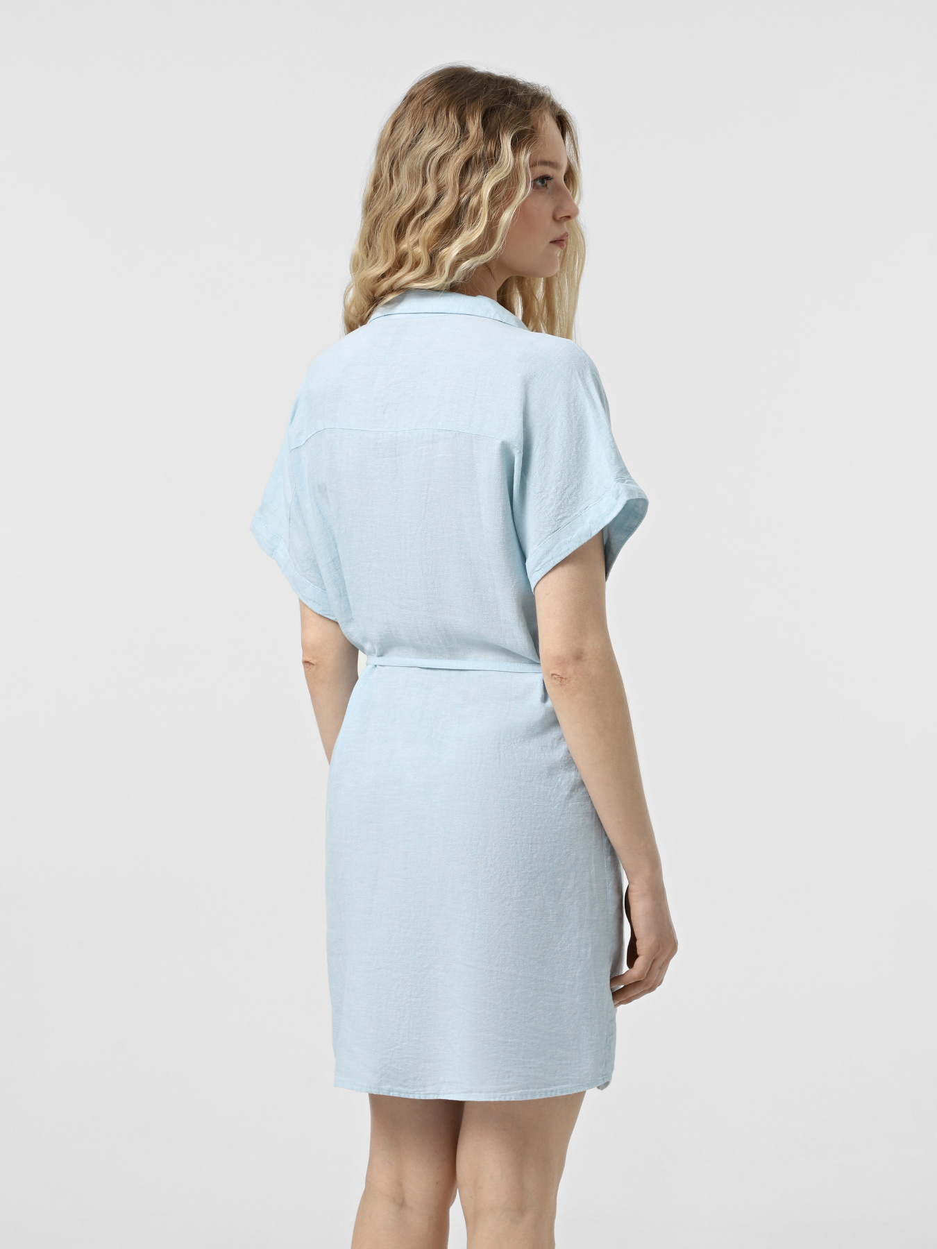 Платье мини Vero Moda модель 10323027_Airy Blue Melange Фото