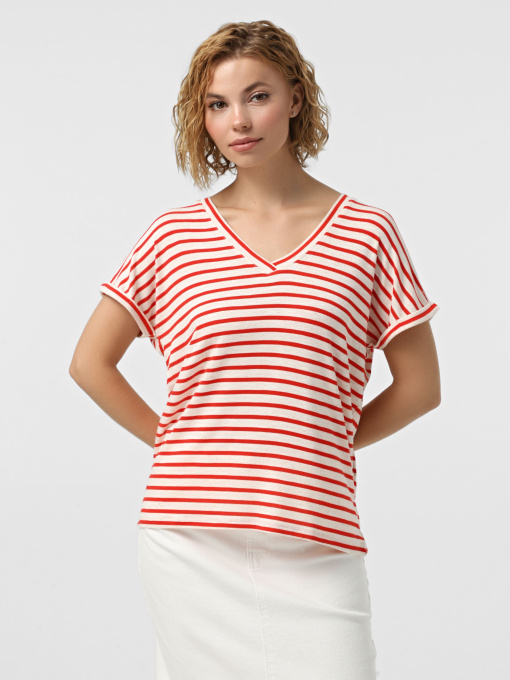 Футболка Vero Moda модель 10324112_Silver Lining Fiery red Фото