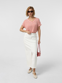 Футболка Vero Moda модель 10324112_Silver Lining Fiery red Фото