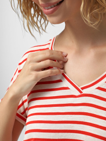 Футболка Vero Moda модель 10324112_Silver Lining Fiery red Фото