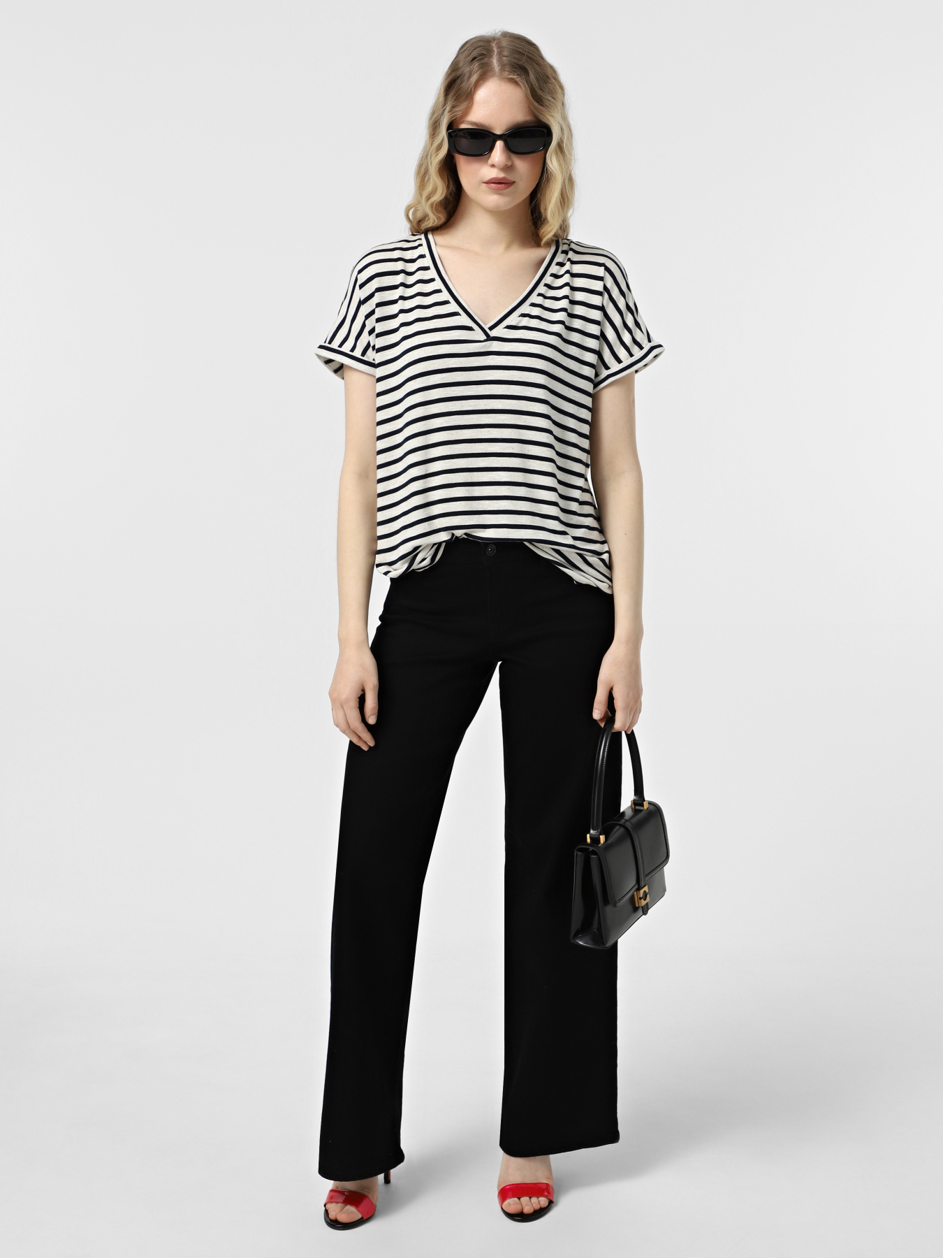 Футболка Vero Moda модель 10324112_Silver Lining Navy blazer Фото