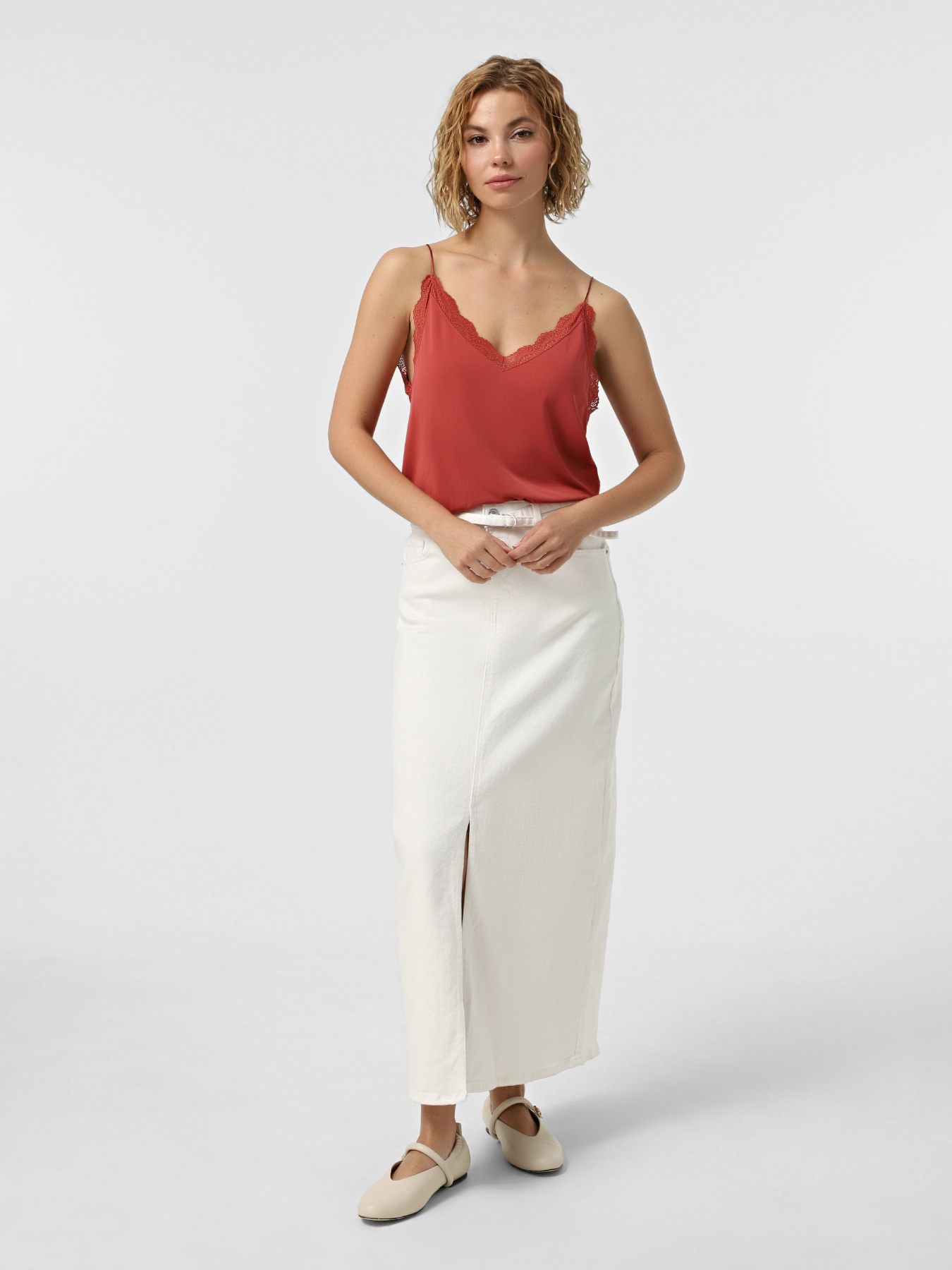 Майка Vero Moda модель 10324809_Marsala TONE IN TONE LACE Фото