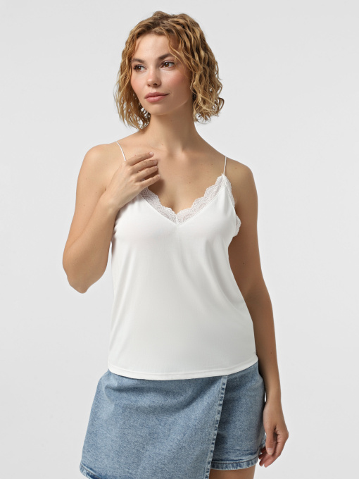 Майка Vero Moda модель 10324809_Snow White TONE IN TONE LA Фото