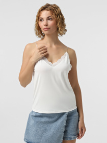 Майка Vero Moda модель 10324809_Snow White TONE IN TONE LA Фото