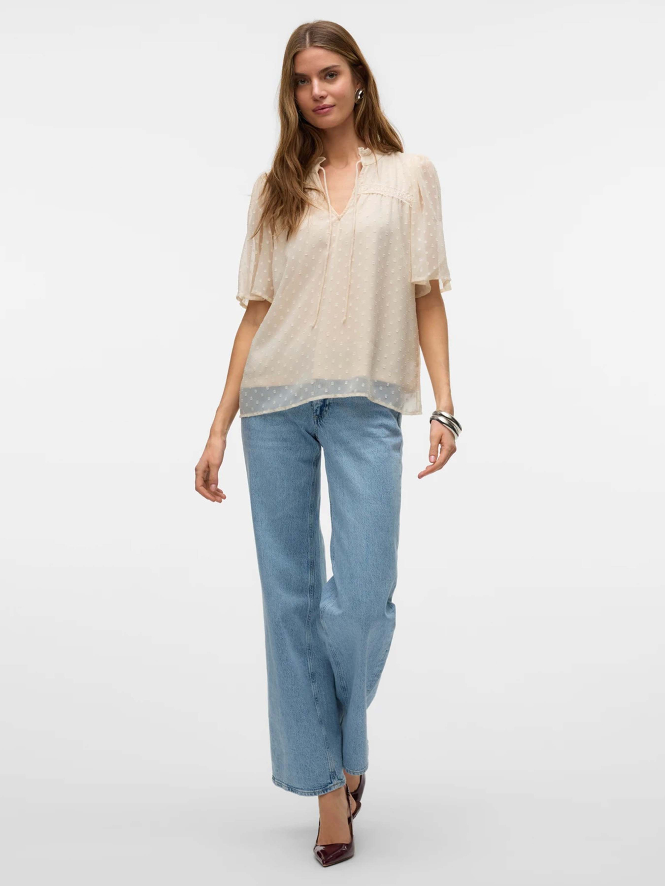 Блуза Vero Moda модель 10325309_Pumice Stone Фото