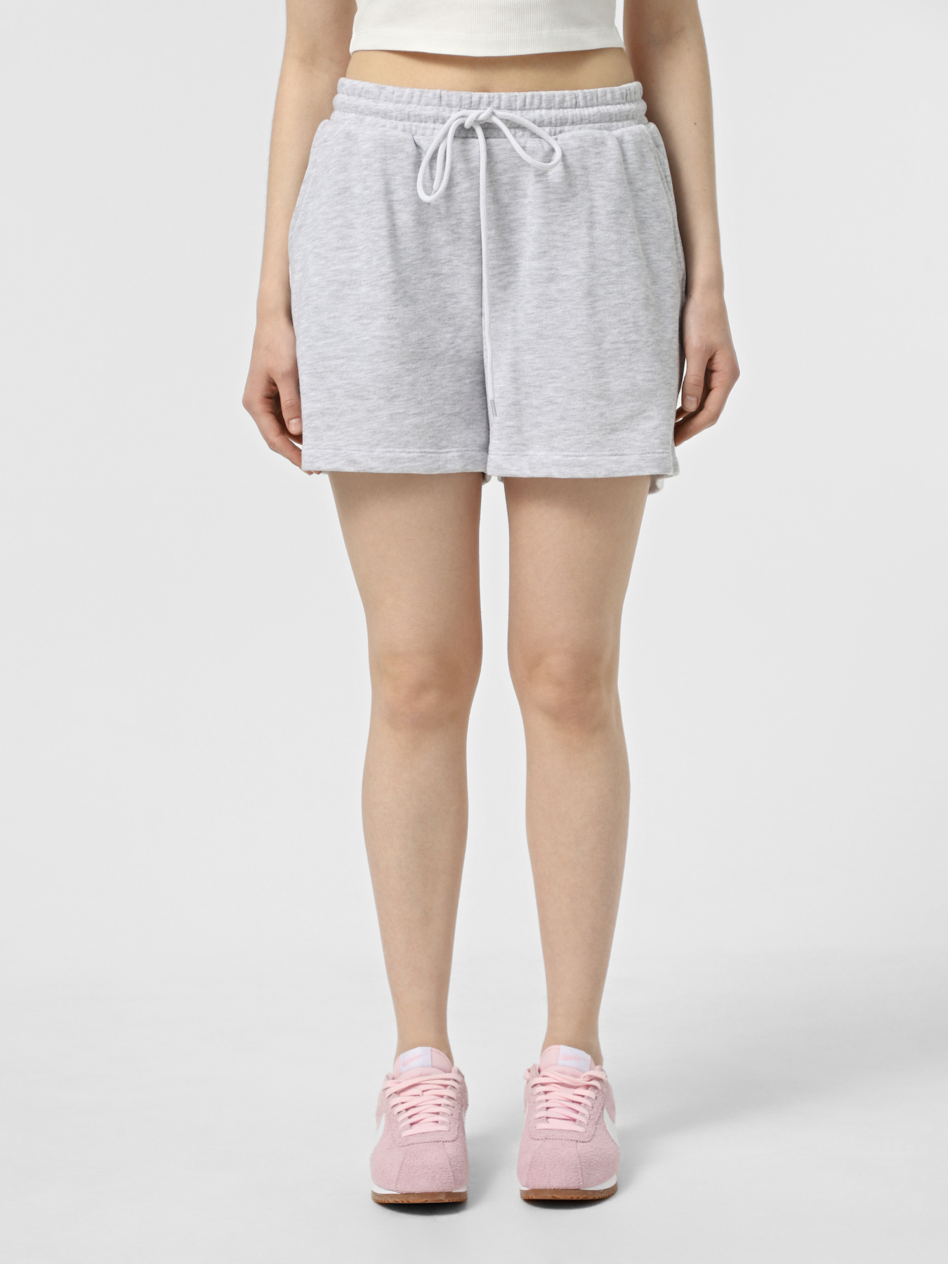 Шорты Vero Moda модель 10325630_Super Light Grey Melange Фото