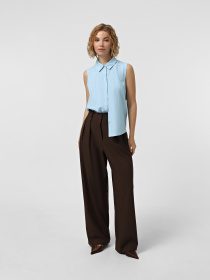 Рубашка повседневная Vero Moda модель 10325993_Airy Blue SELMA Bright Whi Фото