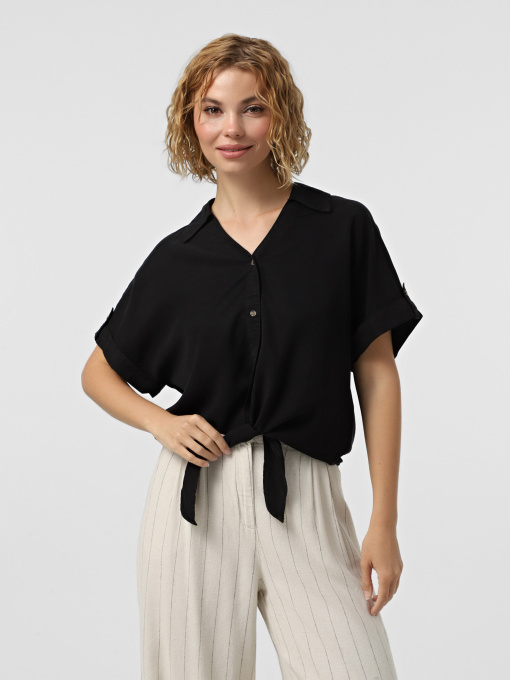 Сорочка повсякденна Vero Moda модель 10326059_Black Denim Фото