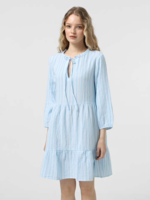 Платье мини Vero Moda модель 10326289_Airy Blue Snow White Фото
