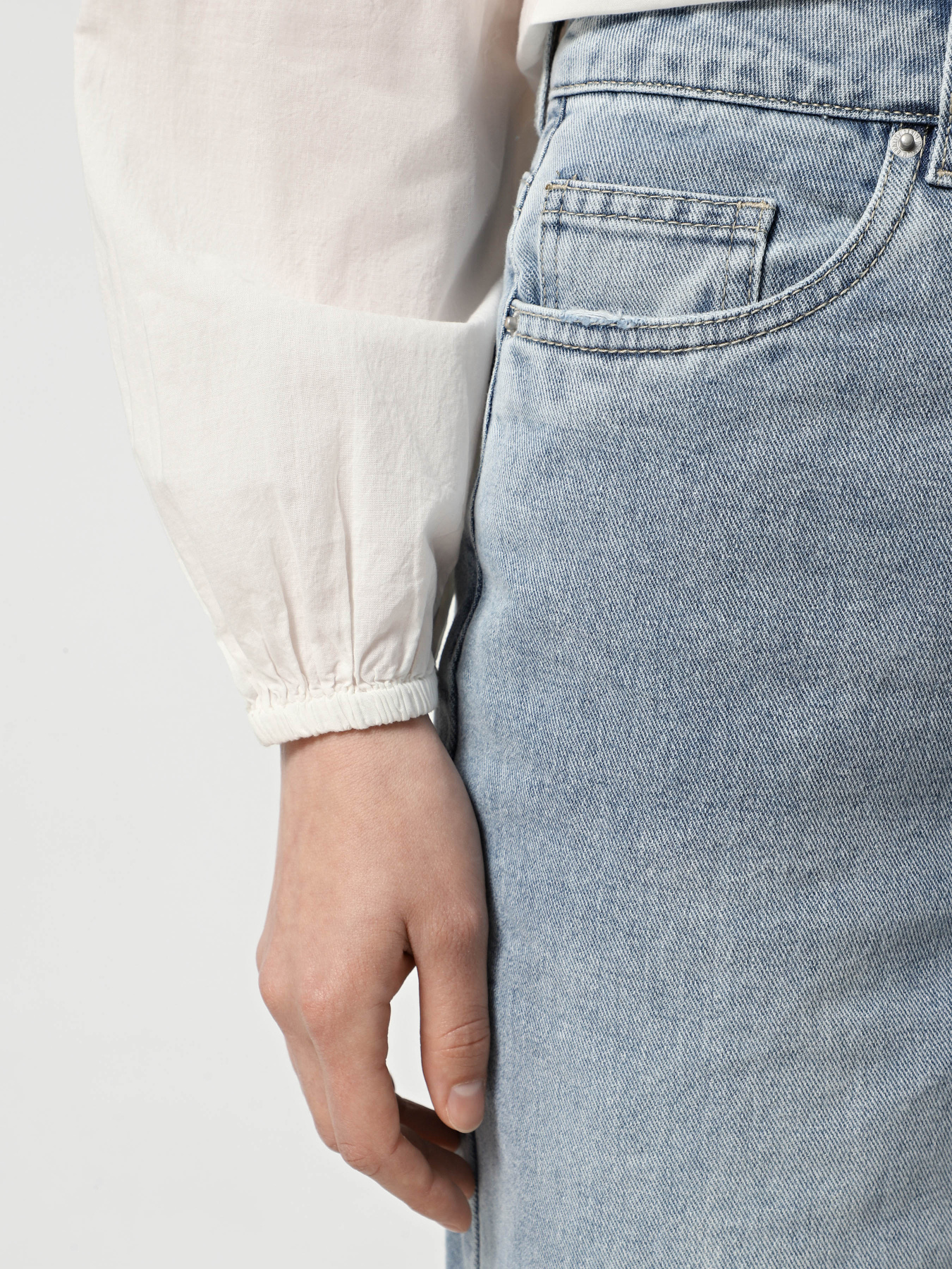 Джинсовые шорты Vero Moda модель 10326403_Light Blue Denim Фото