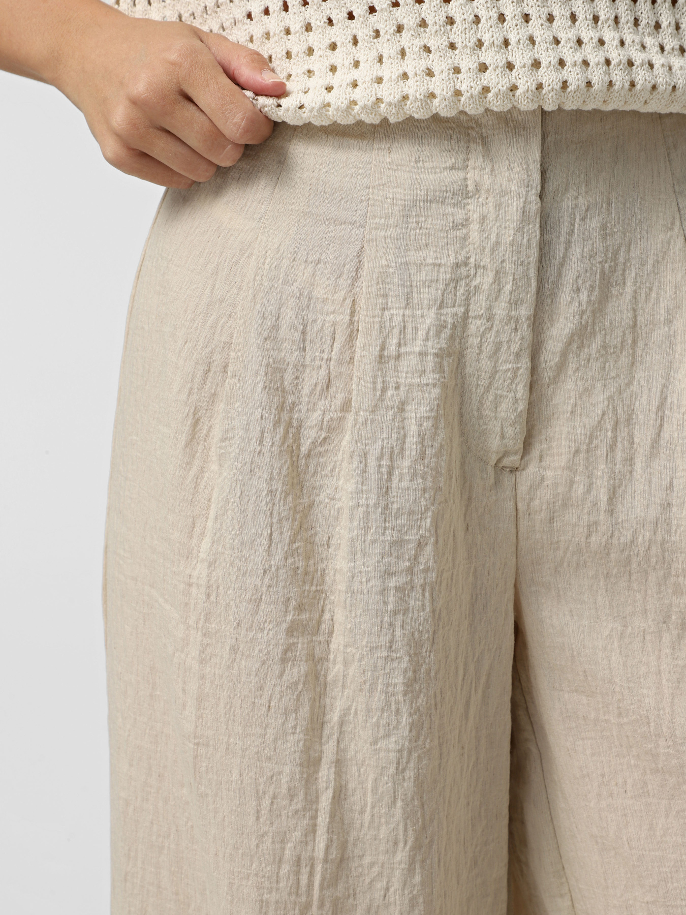 Брюки палаццо Vero Moda модель 10326937_Oatmeal AS OFFER SAMPLE Фото