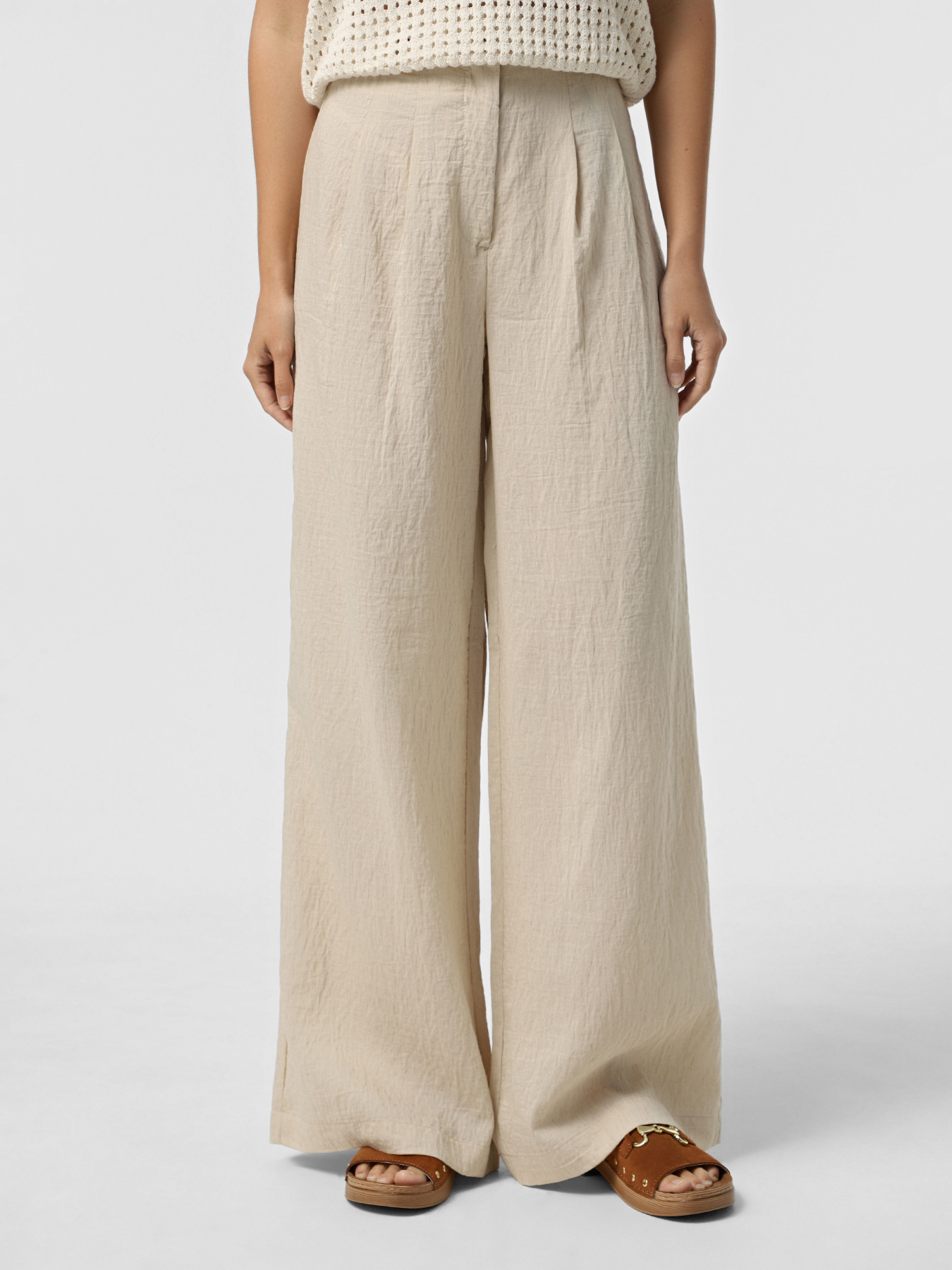 Брюки палаццо Vero Moda модель 10326937_Oatmeal AS OFFER SAMPLE Фото