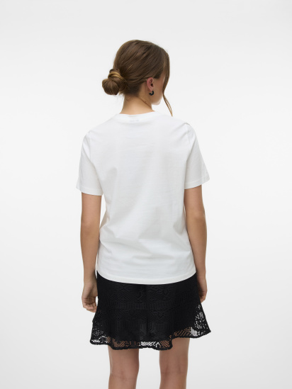 Футболка Vero Moda модель 10327145_Snow White LIVE LIFE — фото - INTERTOP