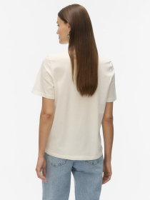 Футболка Vero Moda модель 10327145_Snow White SCENT OF SUMMER Фото