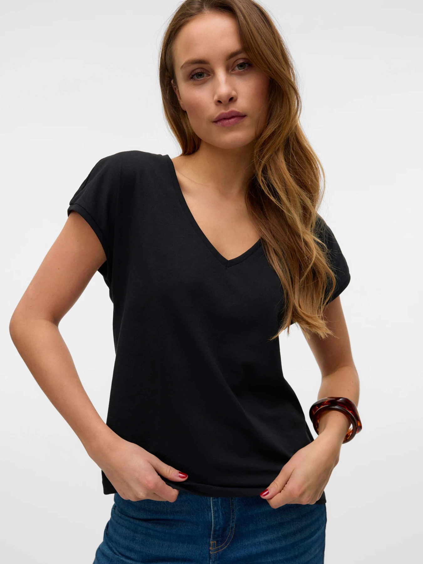 Футболка Vero Moda модель 10327678_Black Фото