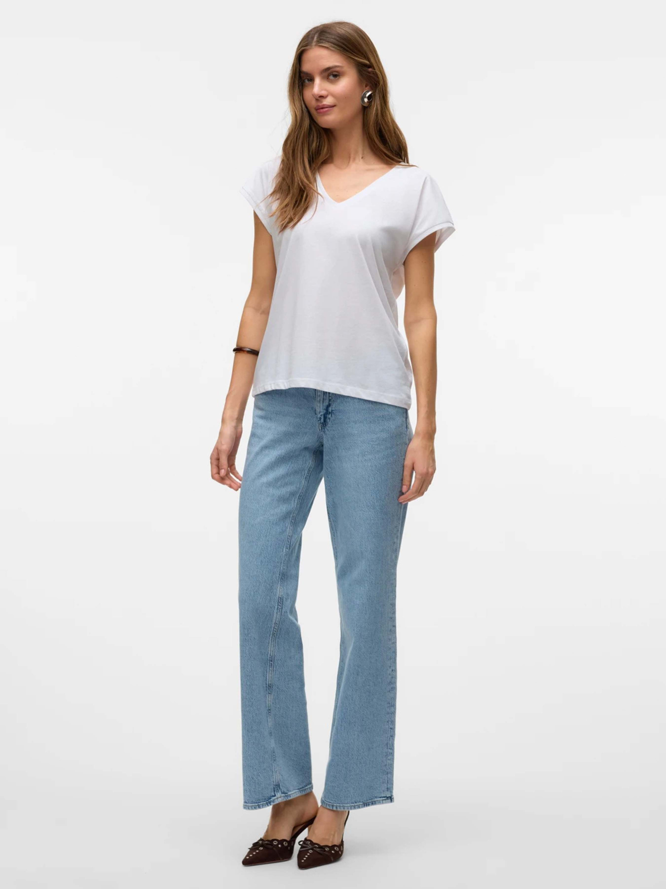 Футболка Vero Moda модель 10327678_Bright White Фото