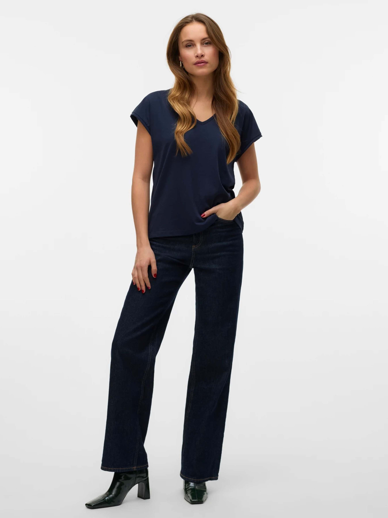 Футболка Vero Moda модель 10327678_Navy Blazer Фото