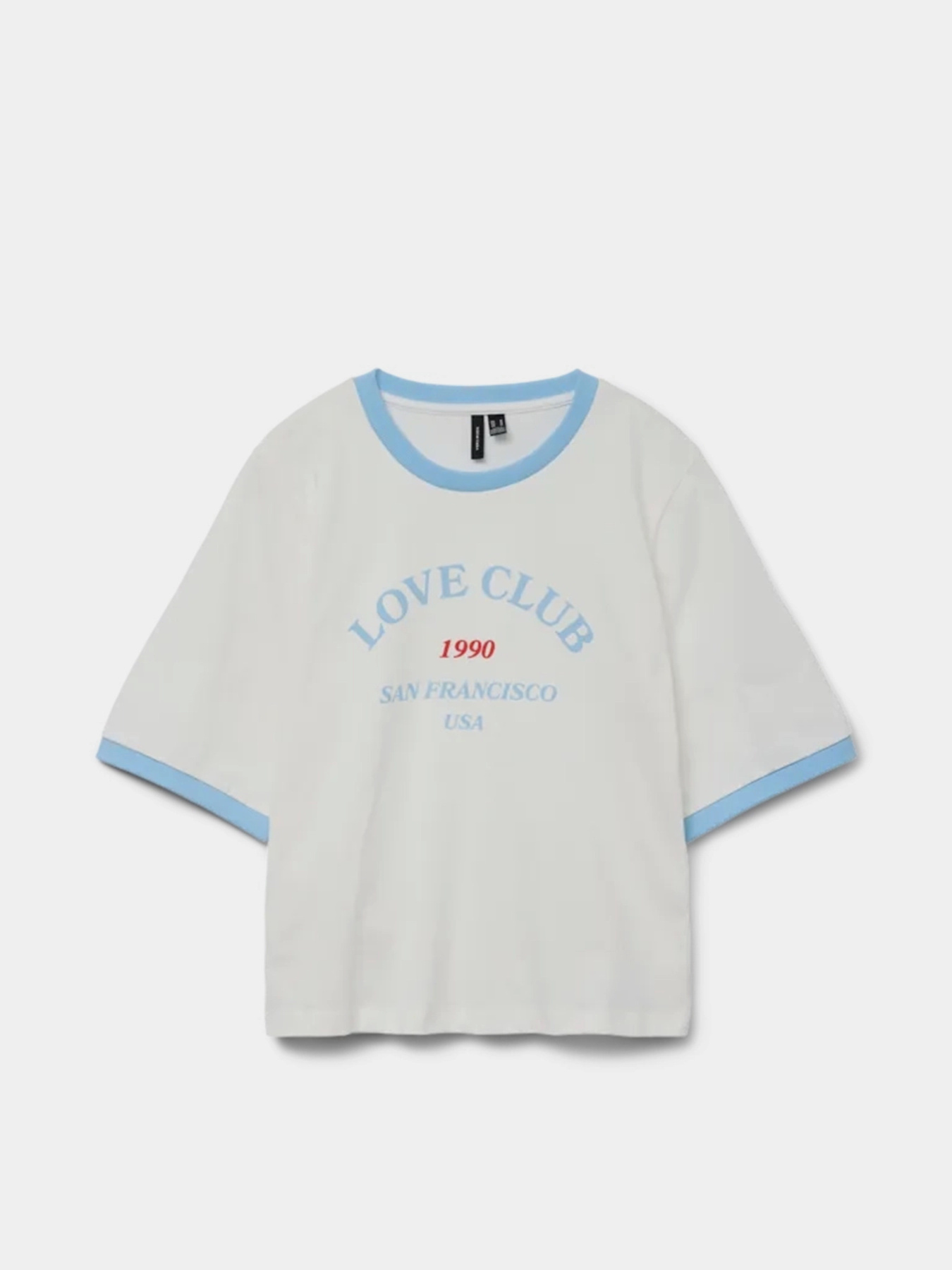 Футболка Vero Moda модель 10328161_Snow White AIRY BLUE Фото