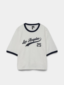 Футболка Vero Moda модель 10328161_Snow White NAVY BLAZER Фото