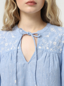 Блуза Vero Moda модель 10329166_Cashmere Blue Bright White Фото