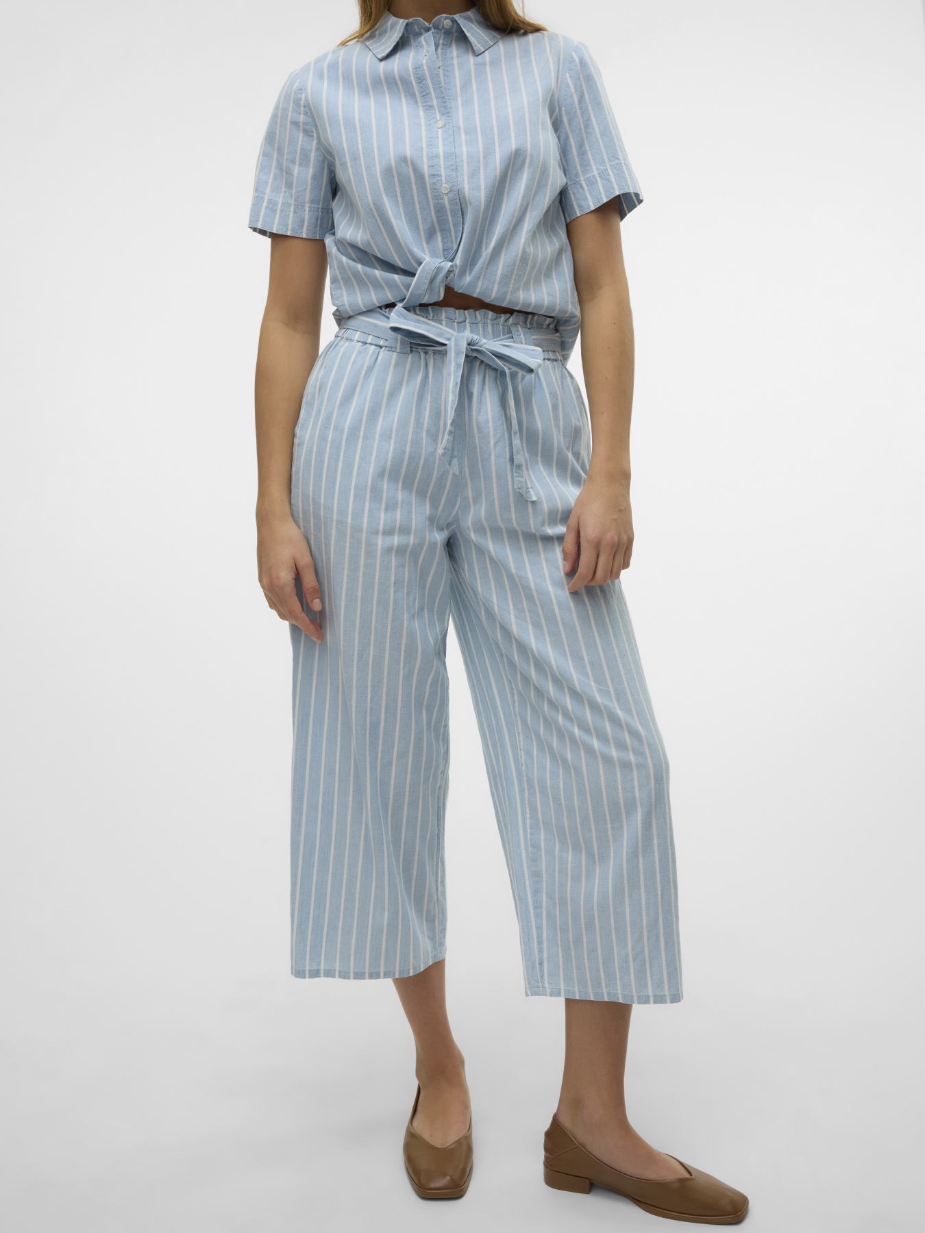 Кюлоты Vero Moda модель 10329182_Light Blue Denim WHITE Фото