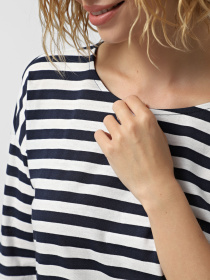 Лонгслив Vero Moda модель 10329546_Navy Blazer Snow White Фото