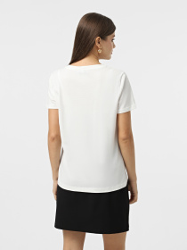 Футболка Vero Moda модель 10332587_Snow White LOVE in BLACK Фото
