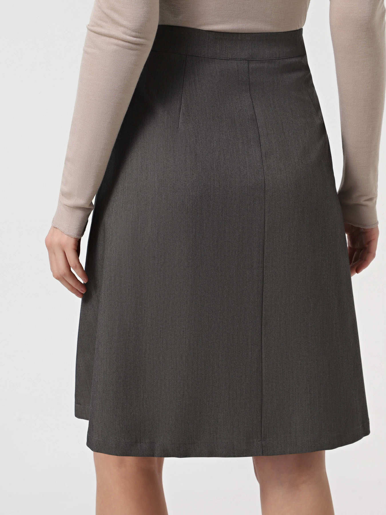 Спідниця міді Vero Moda модель 10334431_Dark Grey Фото