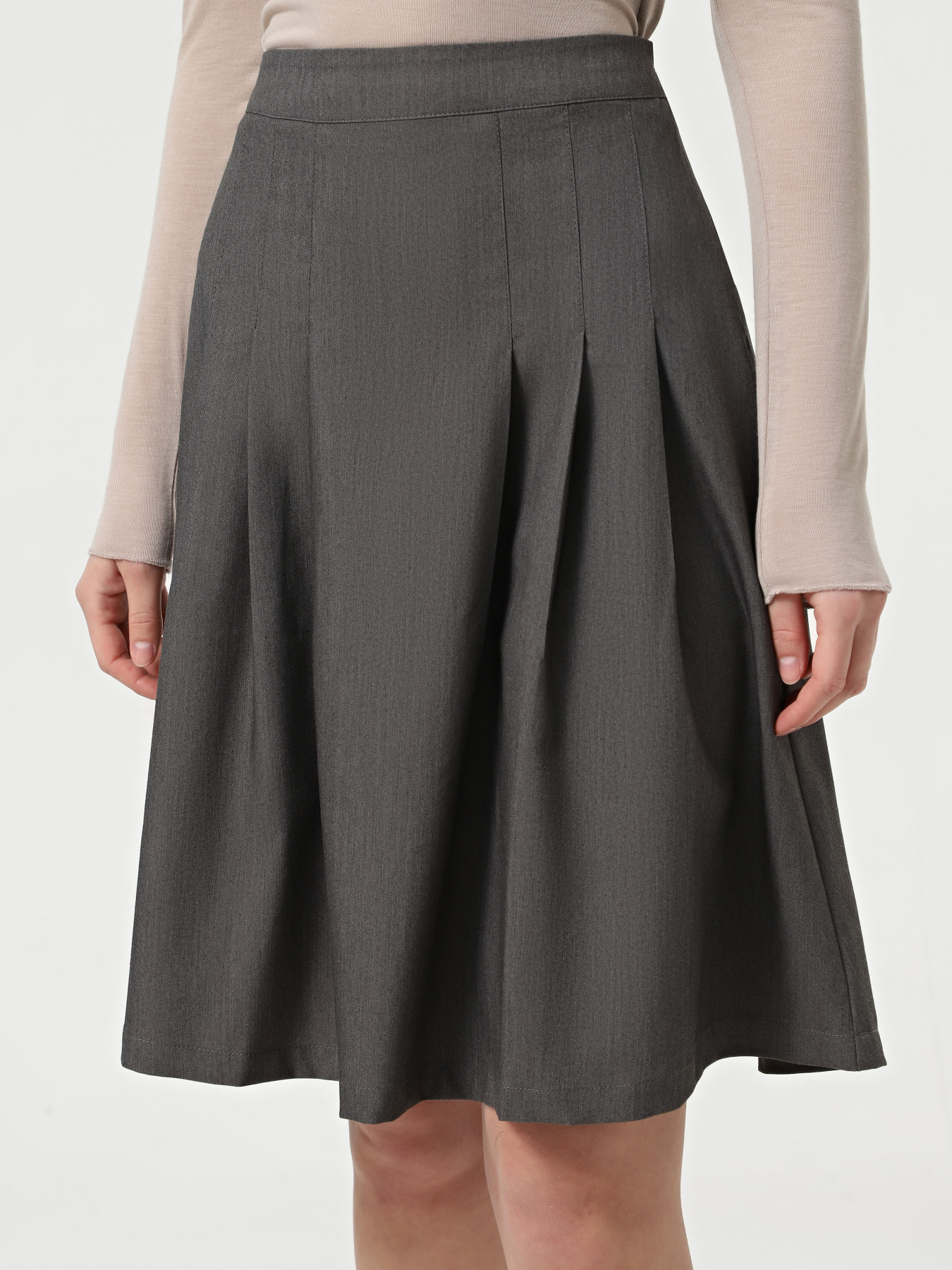 Спідниця міді Vero Moda модель 10334431_Dark Grey Фото