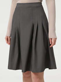 Спідниця міді Vero Moda модель 10334431_Dark Grey Фото