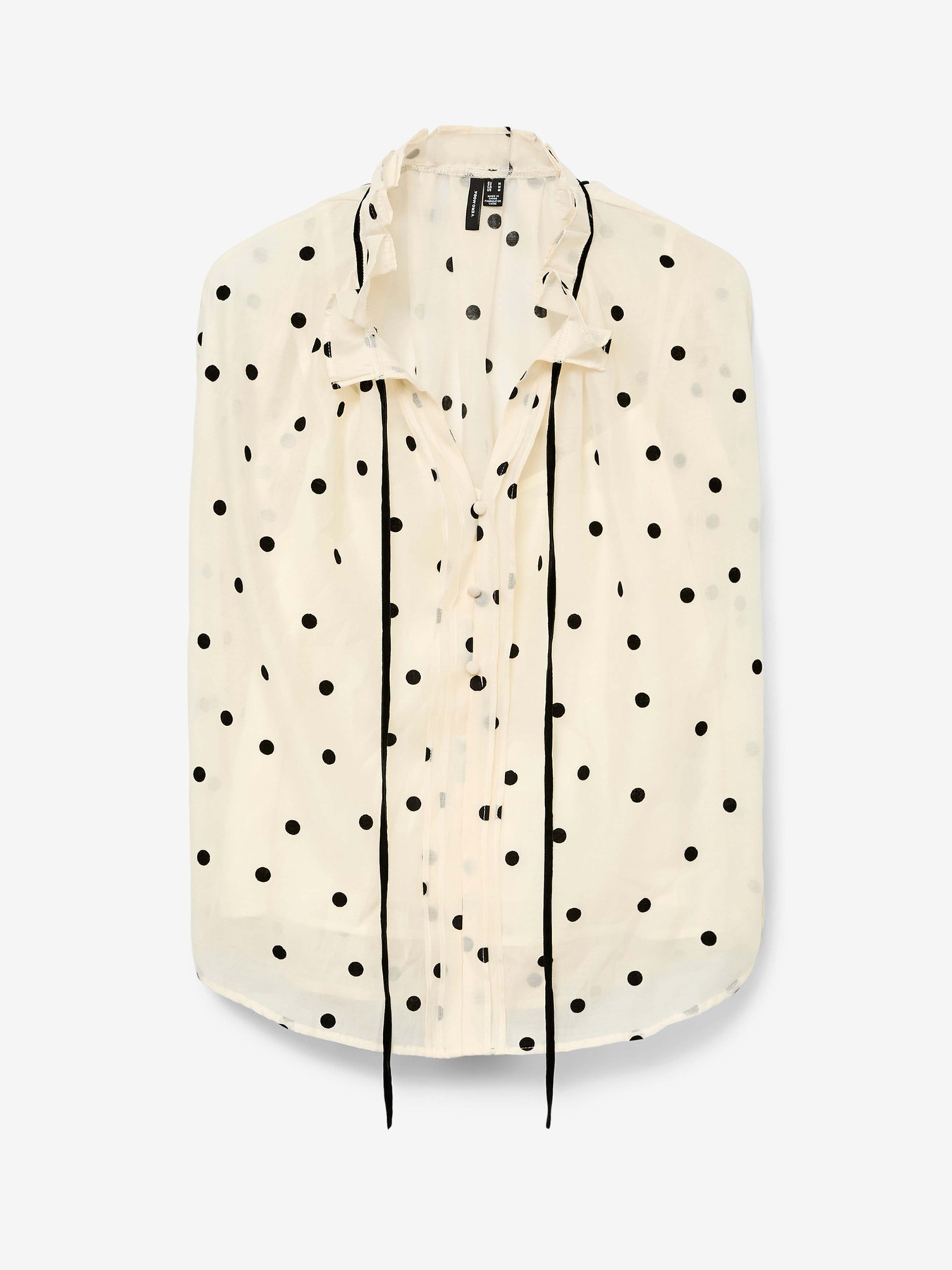 Блуза Vero Moda модель 10335405_Snow White DOTS Фото