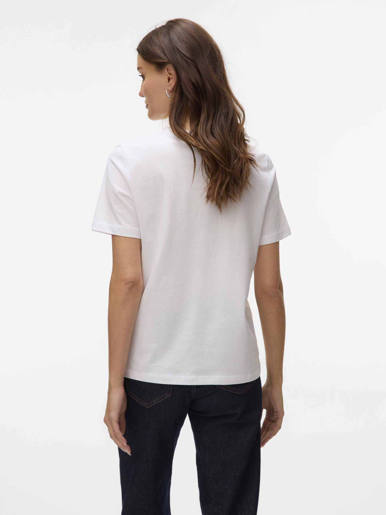 Футболка Vero Moda модель 10316991_Bright White Red Heart Фото