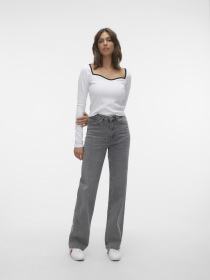 Широкі джинси Vero Moda модель 10287304_Medium Grey Denim Фото
