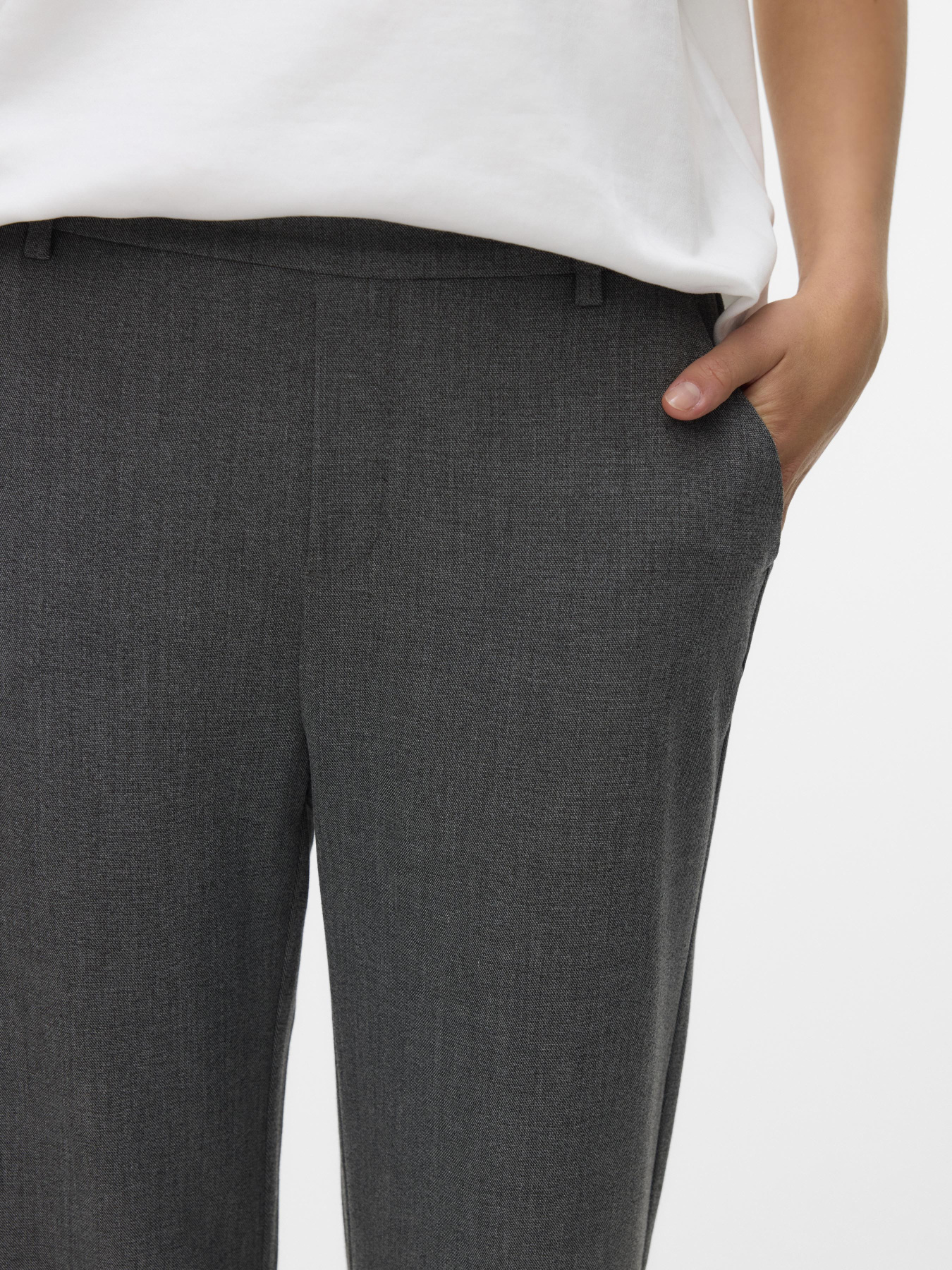 Штани класичні Vero Moda модель 10331956_Black GREY MELANGE Фото