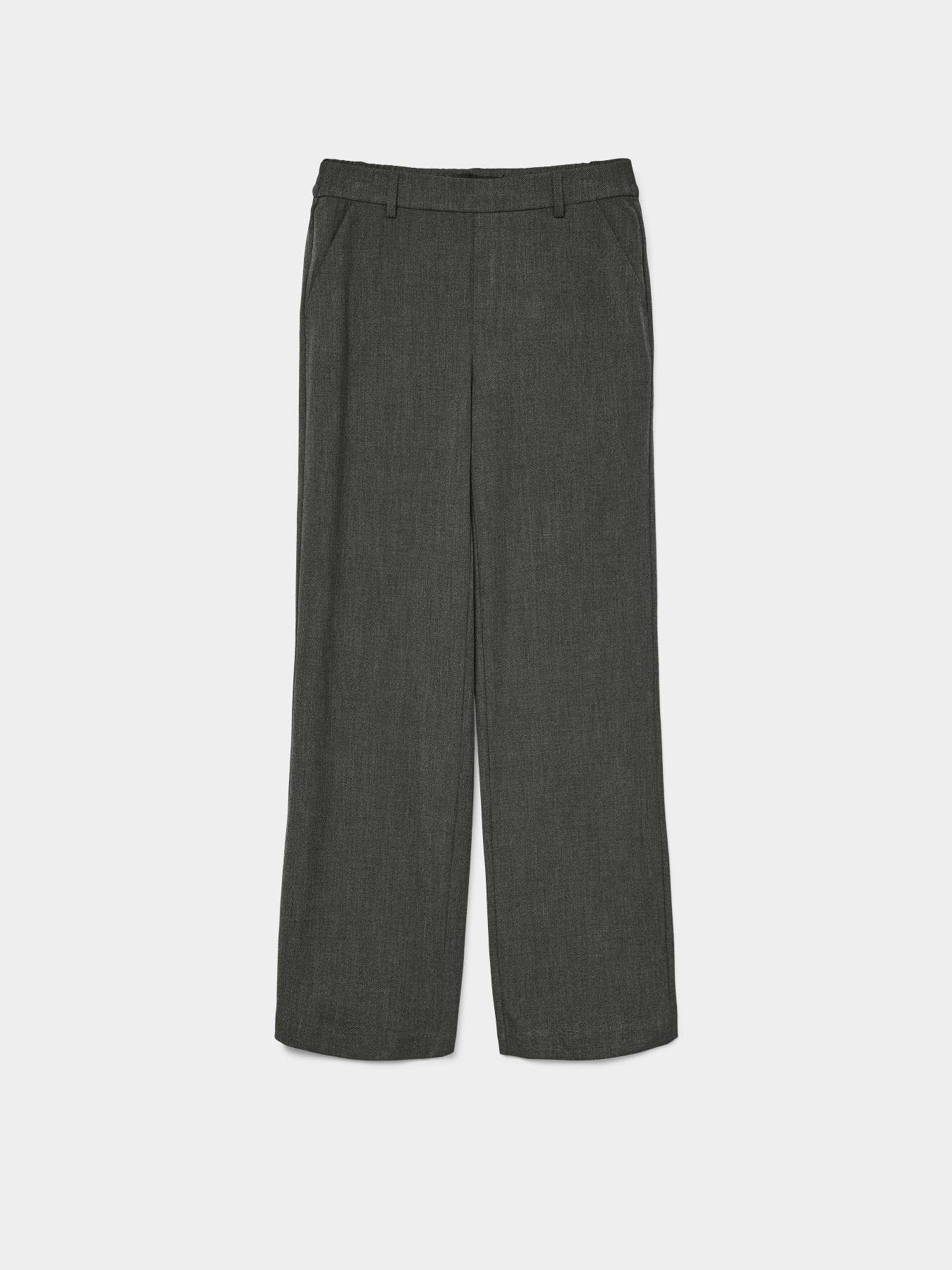 Класичні штани Vero Moda модель 10331956_Black GREY MELANGE Фото