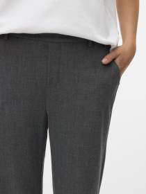 Класичні штани Vero Moda модель 10331956_Black GREY MELANGE Фото