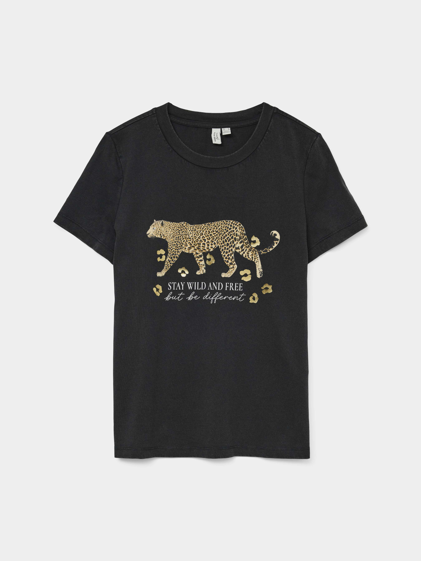 Футболка Vero Moda модель 10332807_Black ACID WASH W. GOLD TI Фото