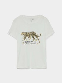 Футболка Vero Moda модель 10332807_Snow White GOLD TIGER Фото
