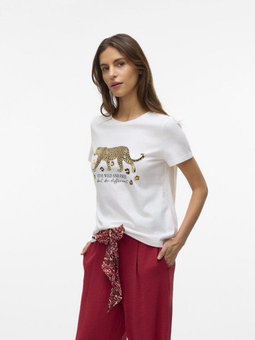 Футболка Vero Moda модель 10332807_Snow White GOLD TIGER Фото