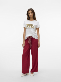 Футболка Vero Moda модель 10332807_Snow White GOLD TIGER Фото