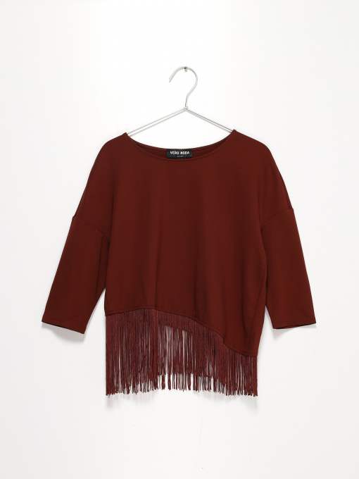 Лонгслив Vero Moda модель 316330506080_бордовий Фото