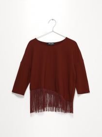 Лонгслив Vero Moda модель 316330506080_бордовий Фото