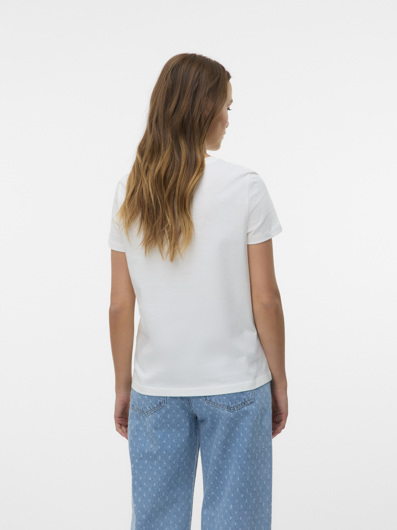 Футболка Vero Moda модель 10332807_Snow White RED TIGER Фото