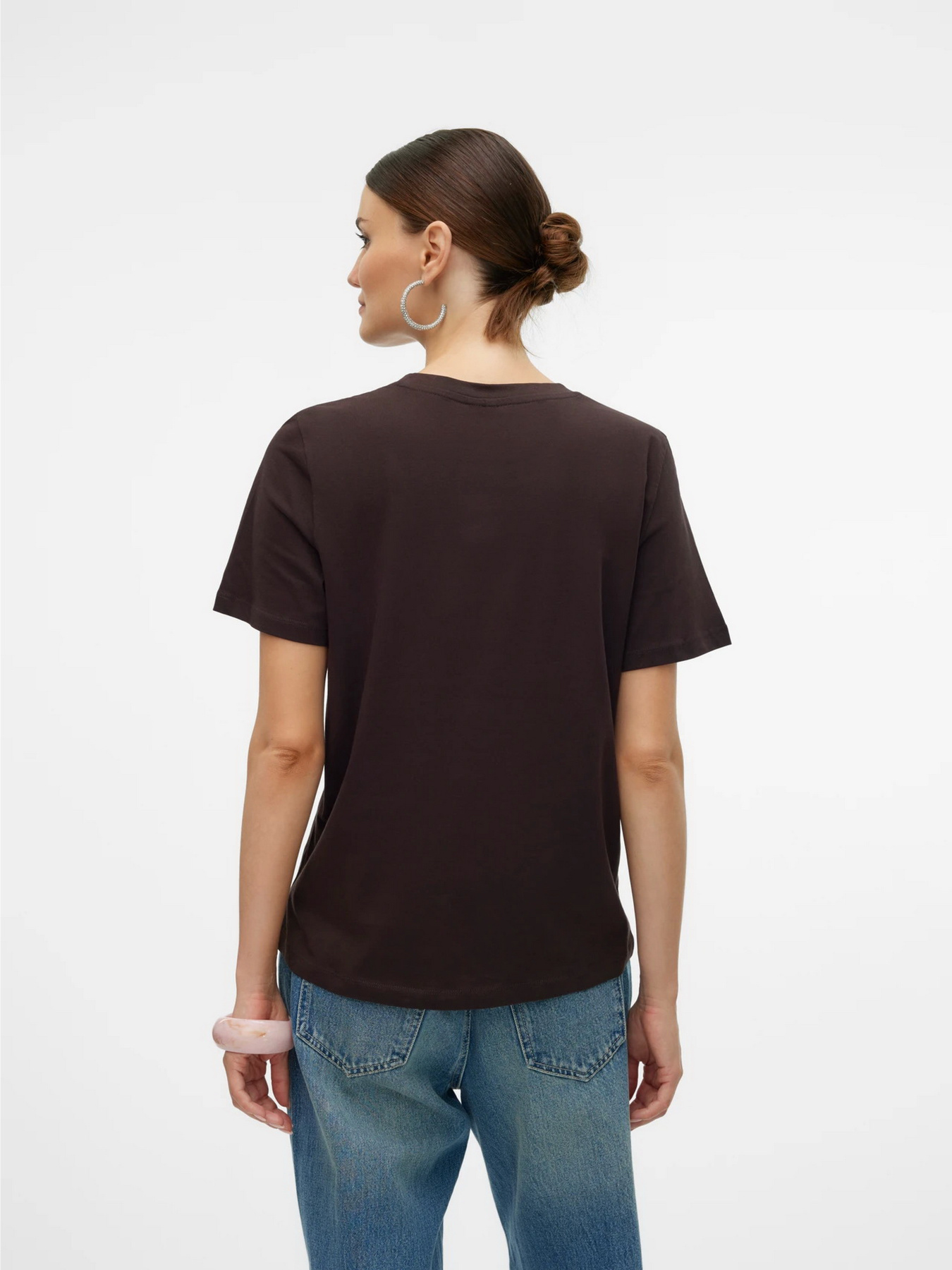 Футболки и поло Vero Moda PAULINA SS T-SHIRT модель 10316991_Chocolate Torte Фото