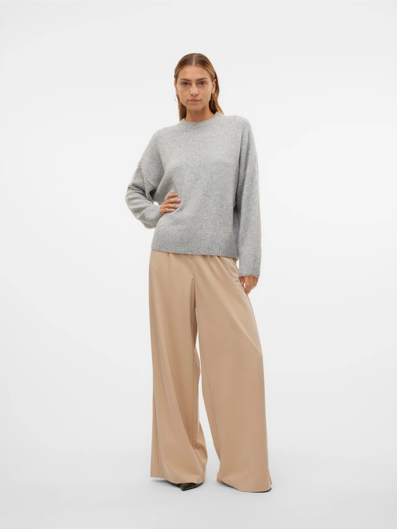 Джемпер Vero Moda модель 10320463_Light Grey Melange Фото