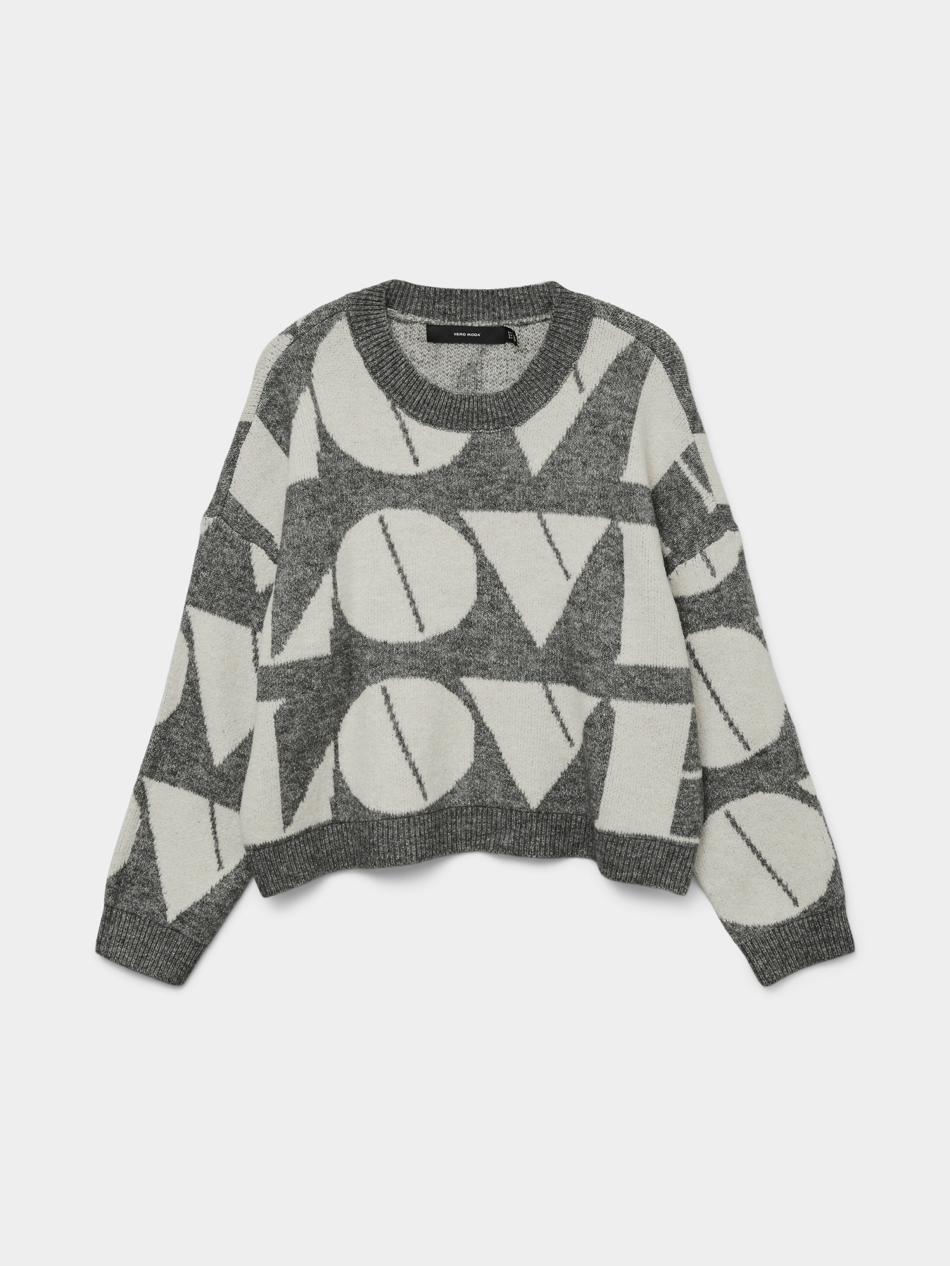 Джемпер Vero Moda модель 10331432_Medium Grey Melange W. BIR Джемпер Vero Moda модель 10331432_Medium Grey Melange W. BIR Фото