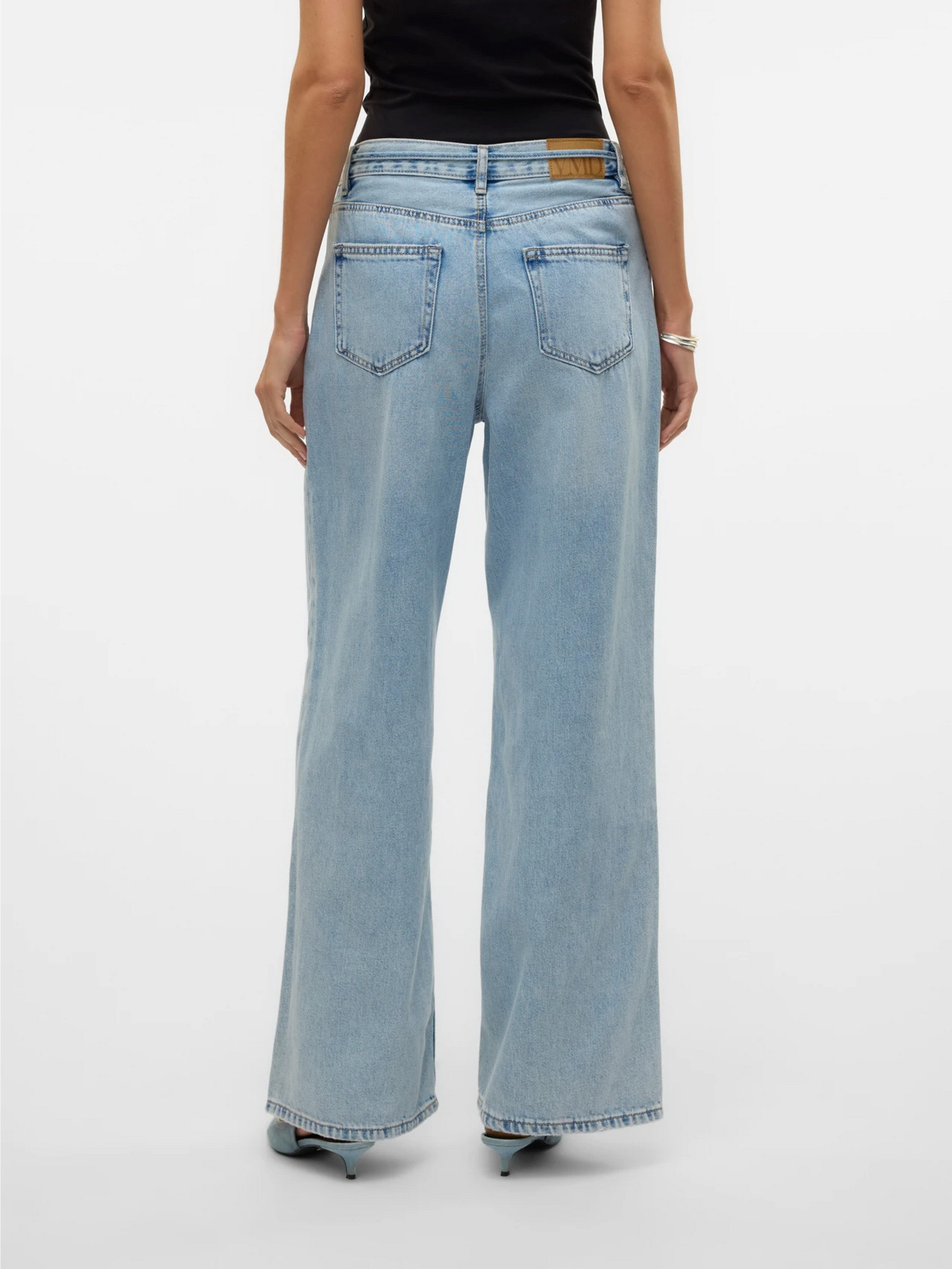 Широкі джинси Vero Moda модель 10338133_Light Blue Denim Фото